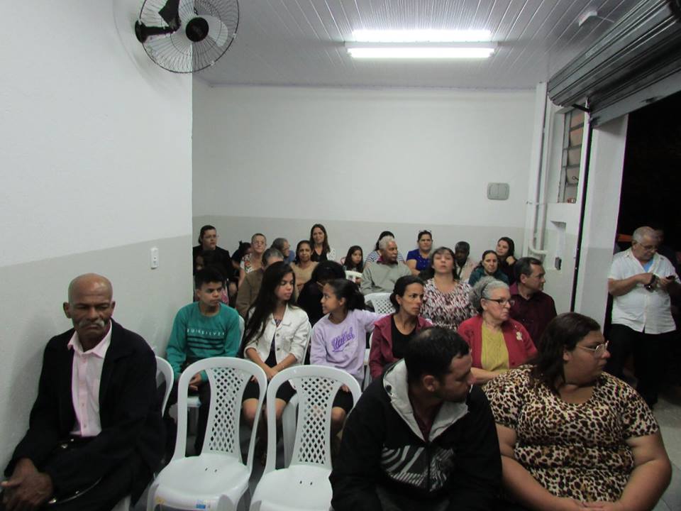 Primeiro Culto na Congregação da Vila Regina